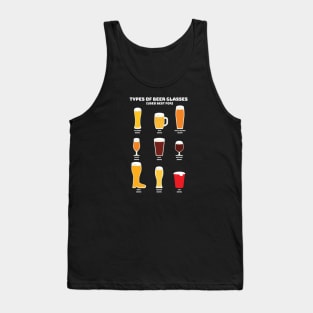 Beer glass chart Tank Top